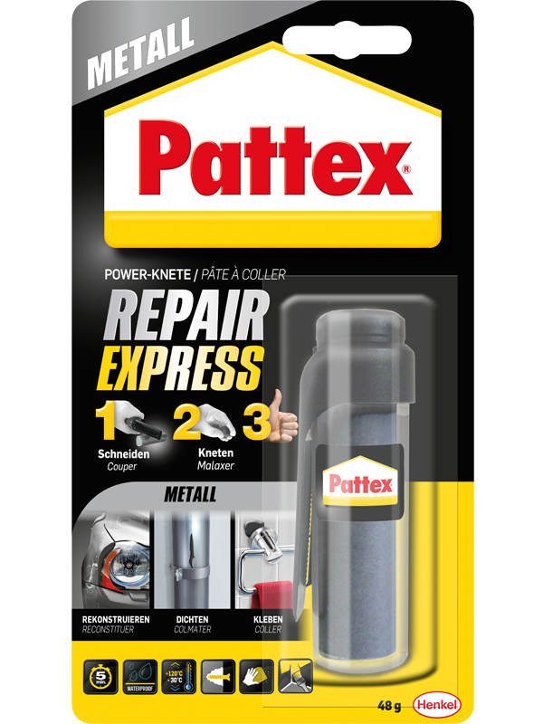 Pattex Repair Express Power Knete für Metall | 48g