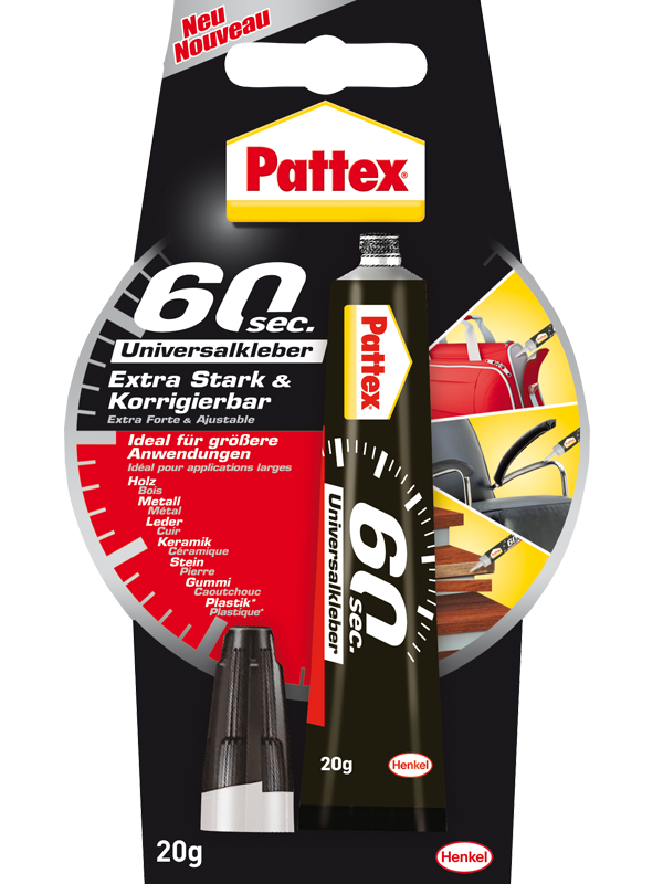 Pattex 60 Sek. Universalkleber 20g