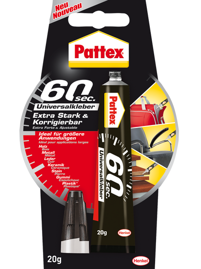 Pattex 60 Sek. Universalkleber 20g