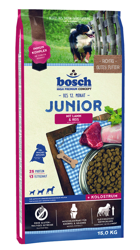 Bosch Junior Lamm & Reis 15 kg