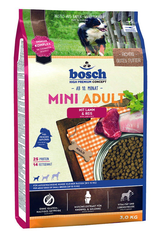 Bosch Mini Adult Lamm & Reis 3 kg