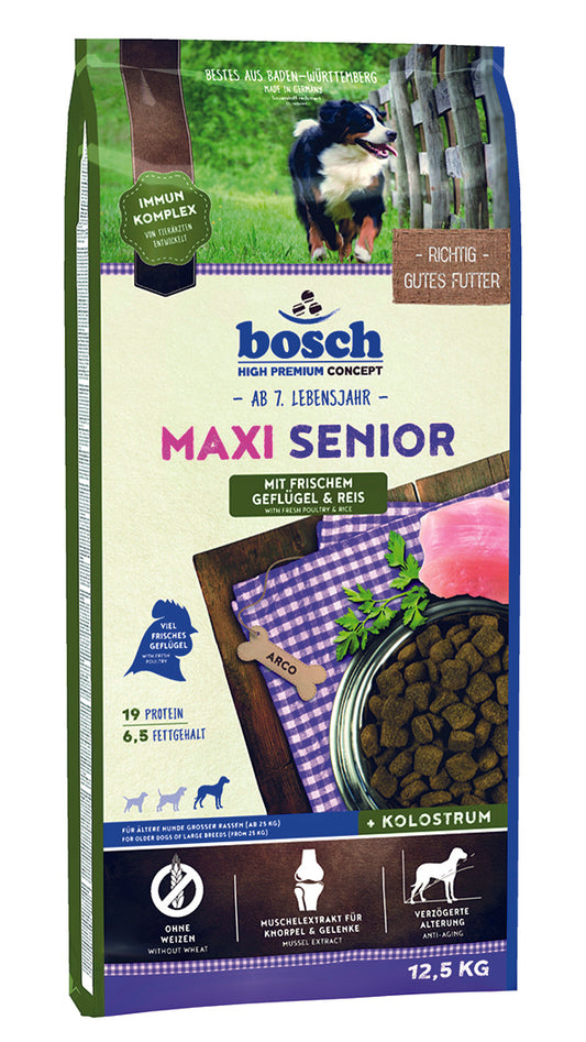 Bosch Maxi Senior Geflügel & Reis 12,5 kg