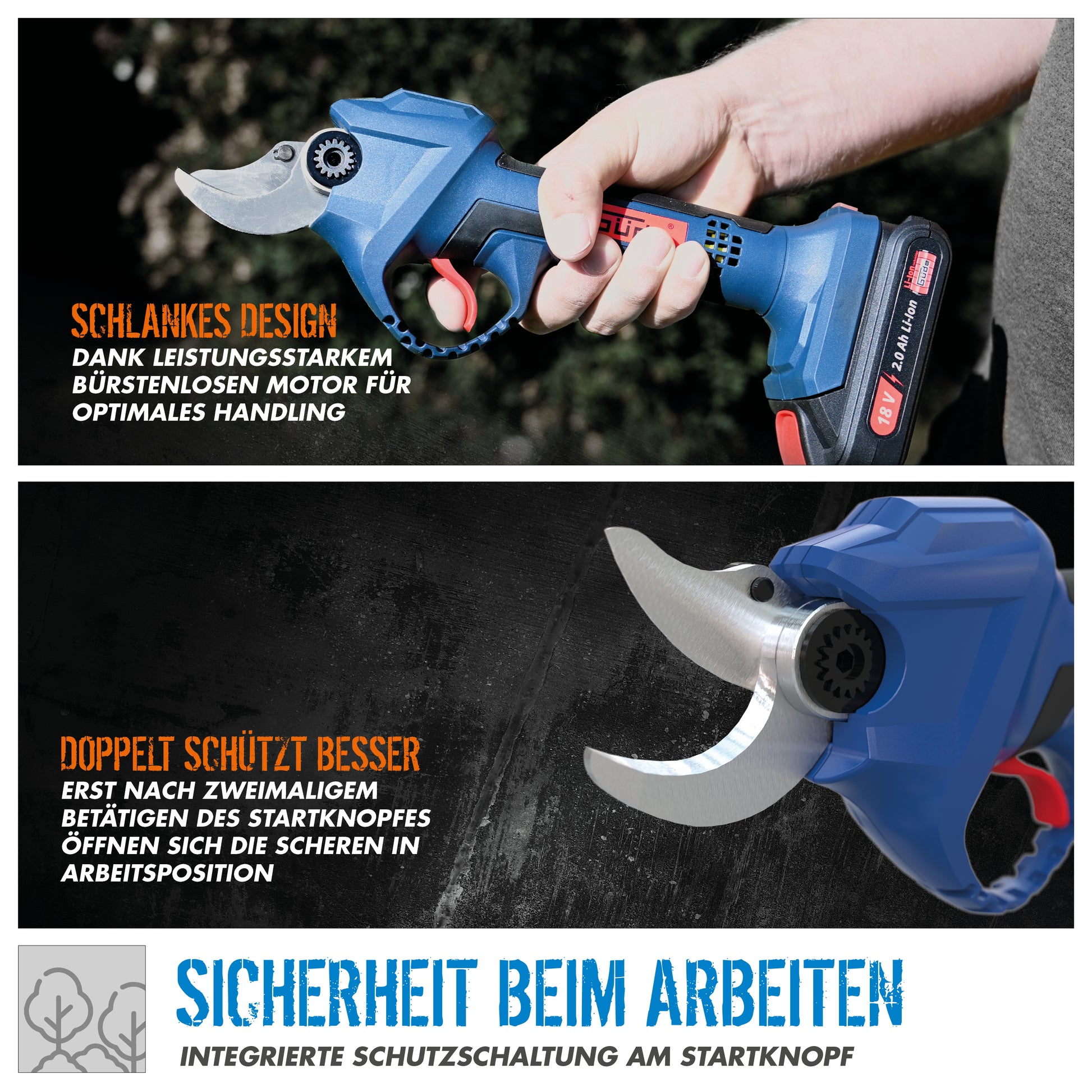 Akku-Astschere ASC 18-201-05 K