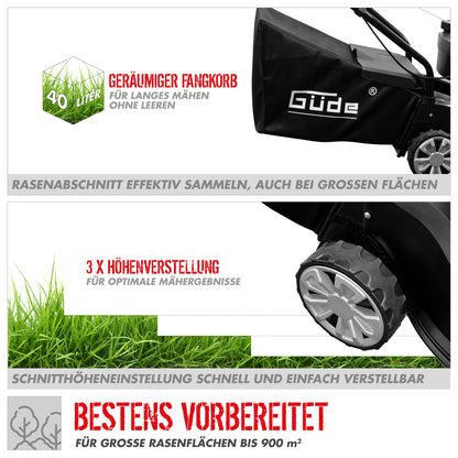 Güde Rasenmäher "ECO WHEELER" 412.2 P | 40 cm (2 PS)