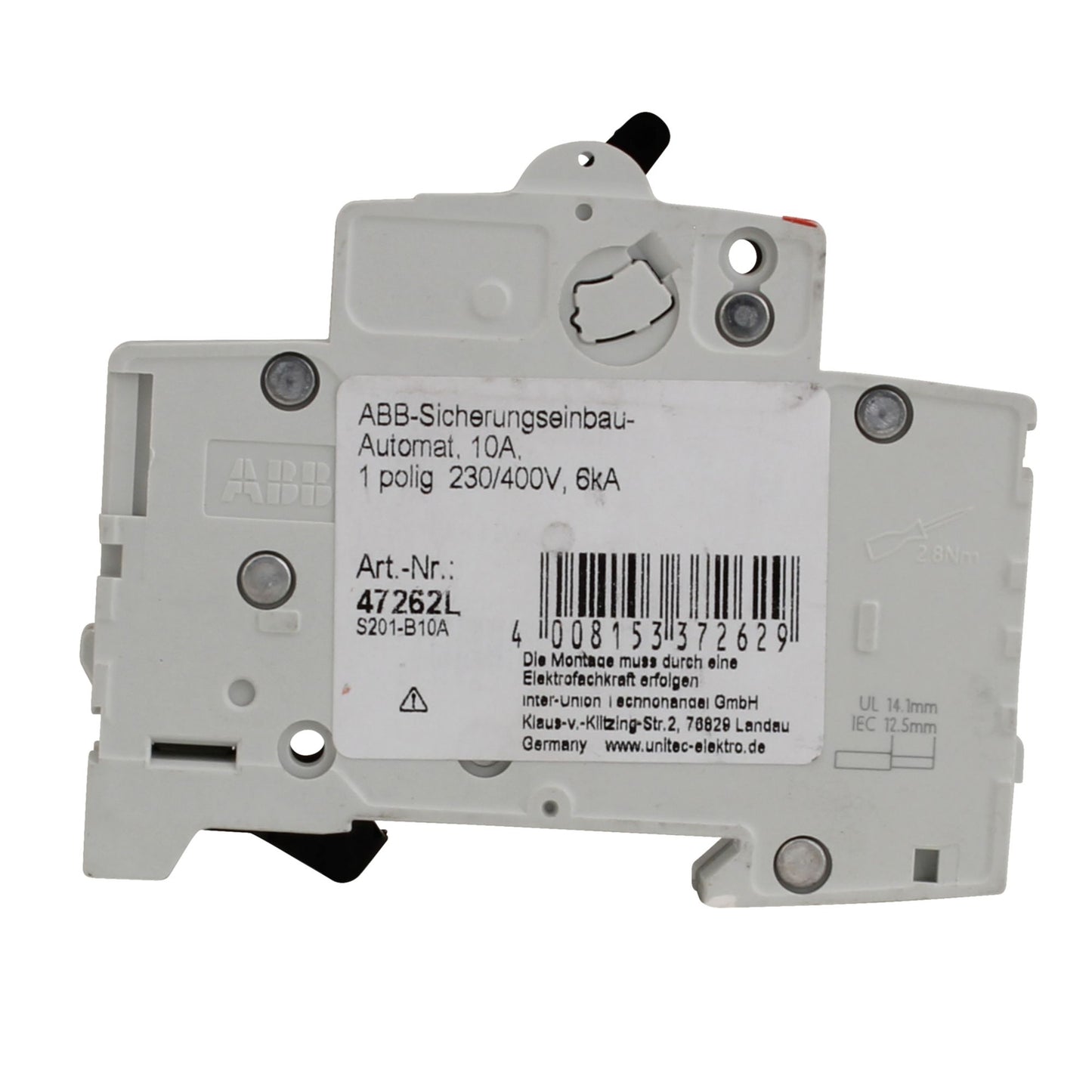 ABB LEITUNGSSCHUTZSCHALTER B10