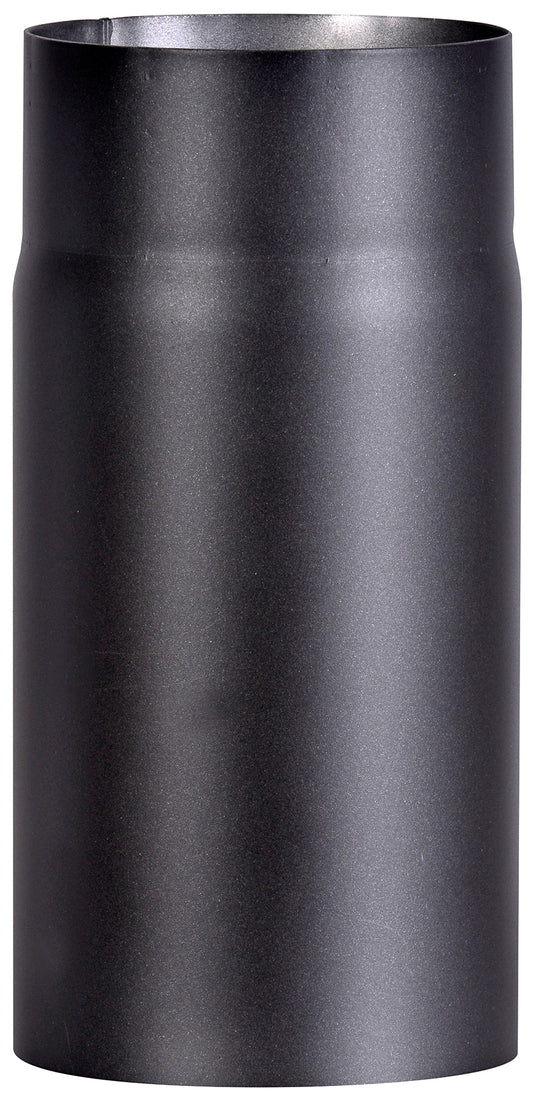Rauchrohr ø 130 mm, 250 mm lang, schwarz