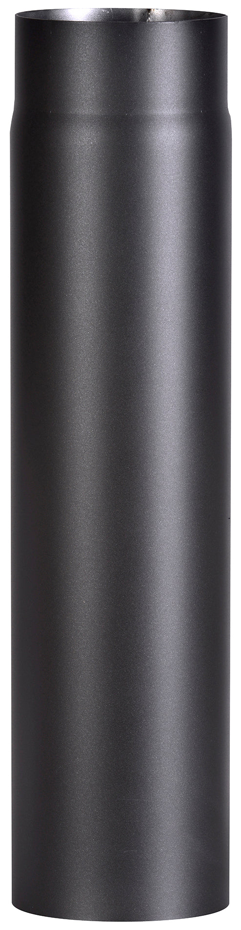 Rauchrohr ø 130 mm 500 mm lang, schwarz
