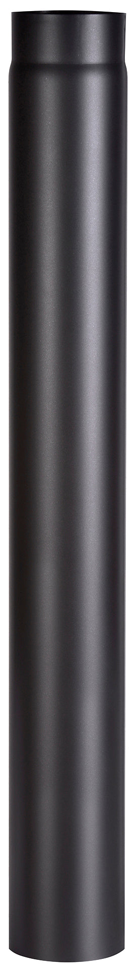 Rauchrohr ø 130 mm 1000 mm lang, schwarz