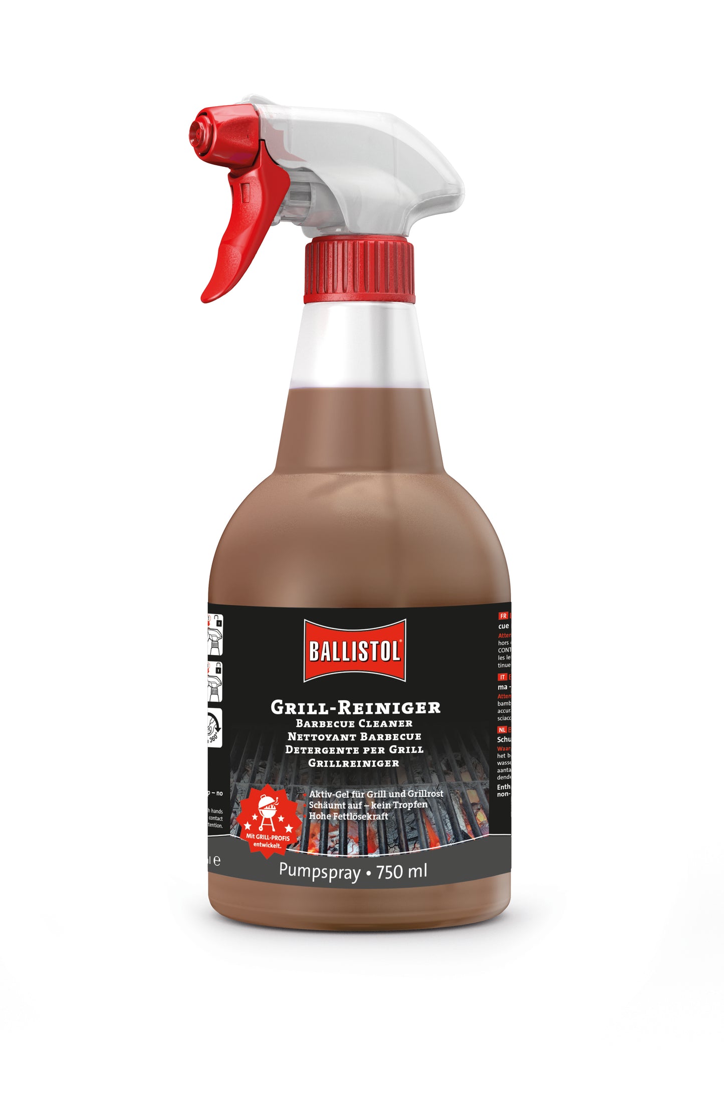 BALLISTOL Grillreiniger Pumpsprüher, 750 ml