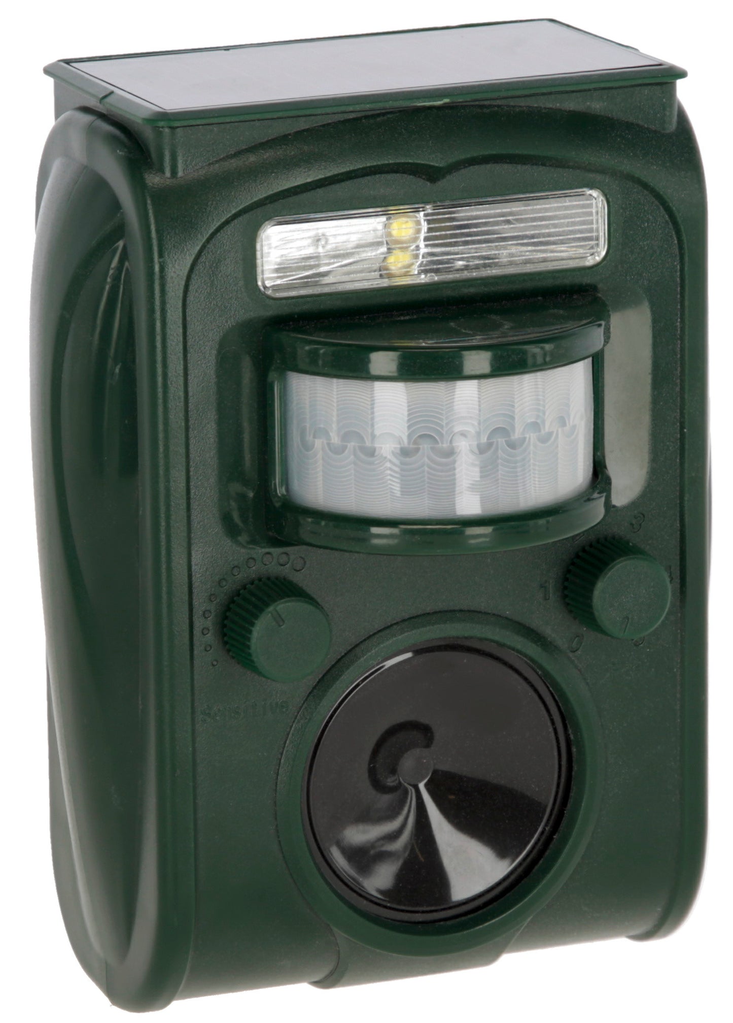 CIT Ultraschall-Tiervertreiber „SonicFlash“ mit Solarpanel | zuverlässige Wild- & Vogelabwehr