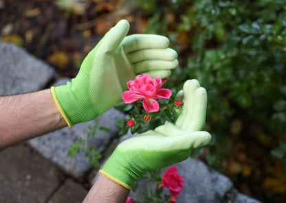Handschuh Easy Garden Gr. 8 grün PU-Beschichtung