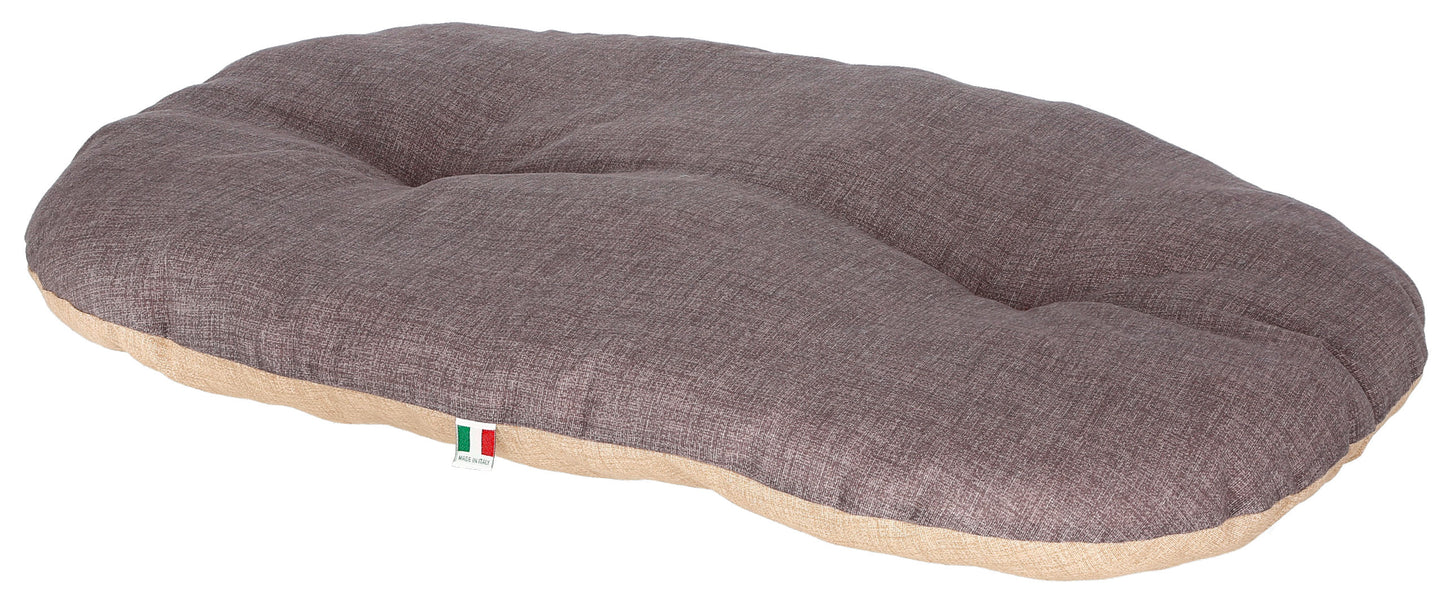 Liegekissen Loneta braun/grau 105x73 cm