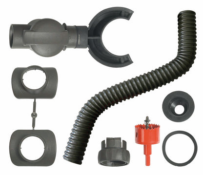 Speedy Regensammler DN 70-100, grau, m. Komfort Anschluss-Set DN 70-100