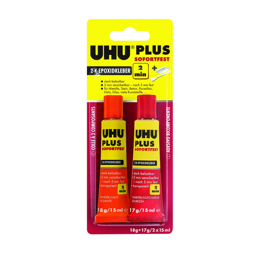 UHU 2-K Klebstoff plus sofortfest, 35g 35g