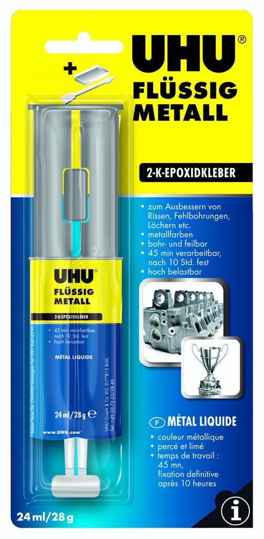 UHU Epoxid-Kleber, Flüssigmetall, 28g 28g