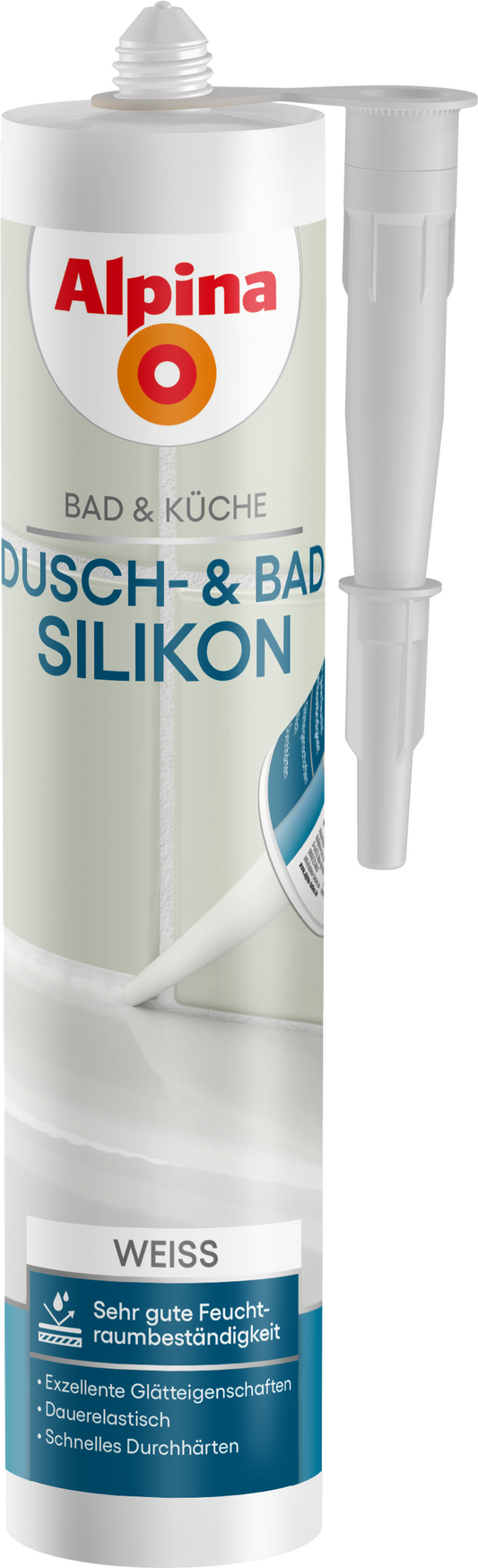 AP Dusch und Badsilikon Weiß