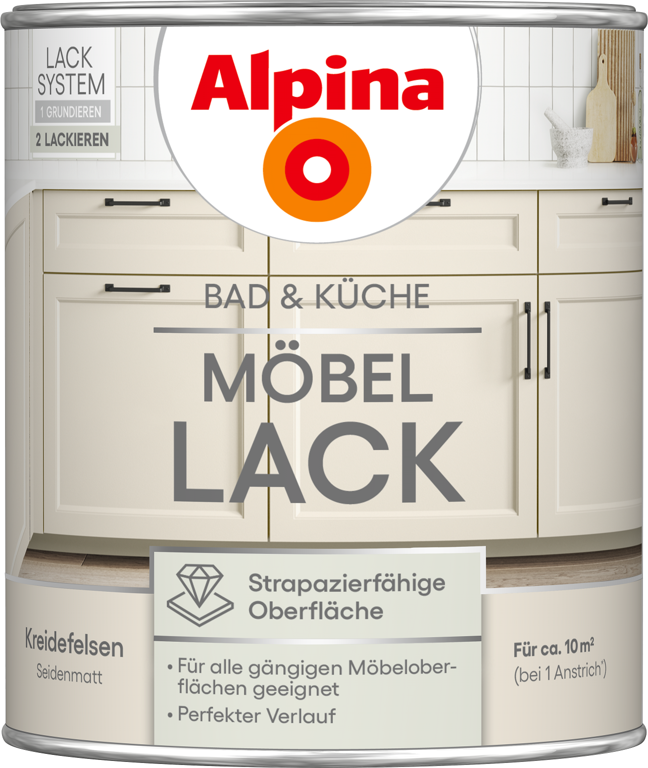 AP B&K Möbel-Lack Kreidefelsen