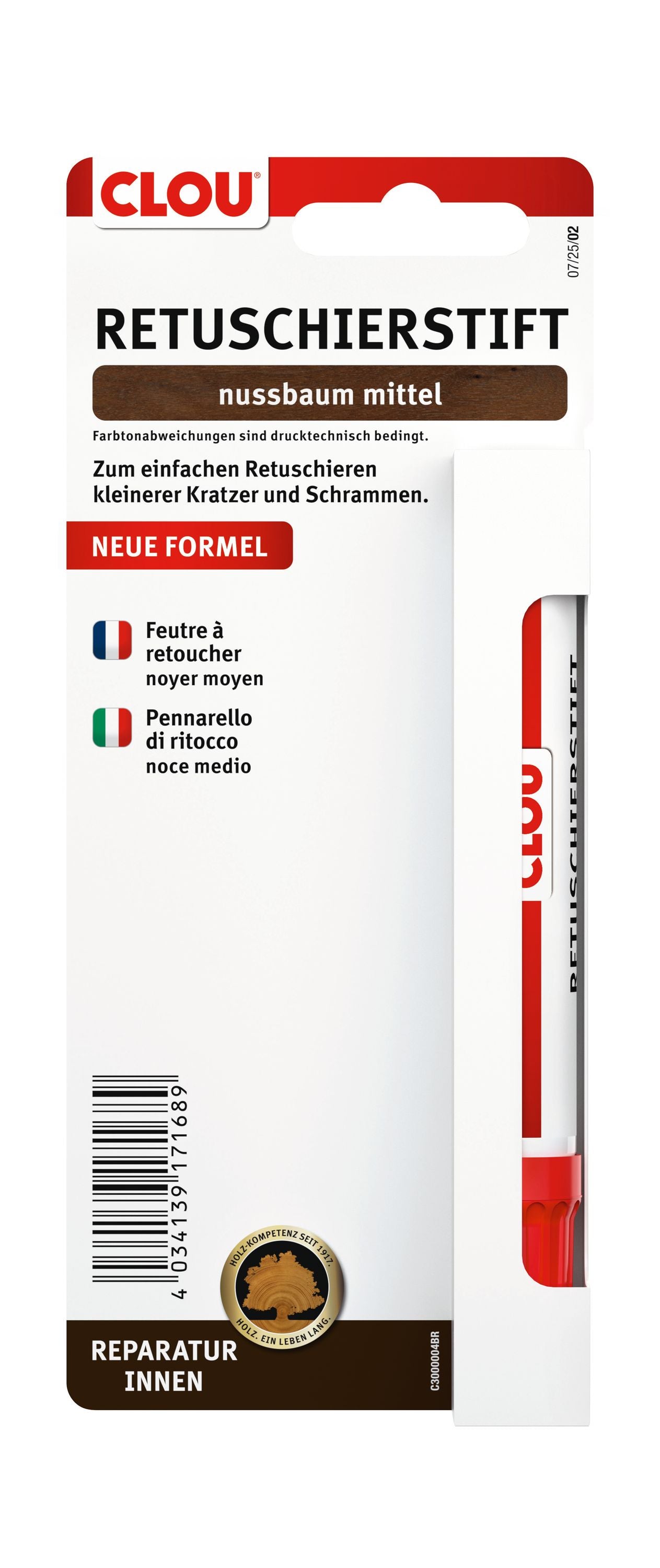 Retuschierstift für Holz