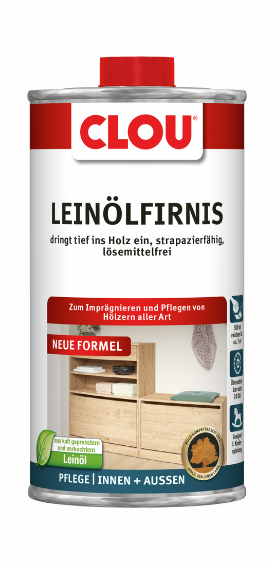 Leinölfirnis Clou 500 ml