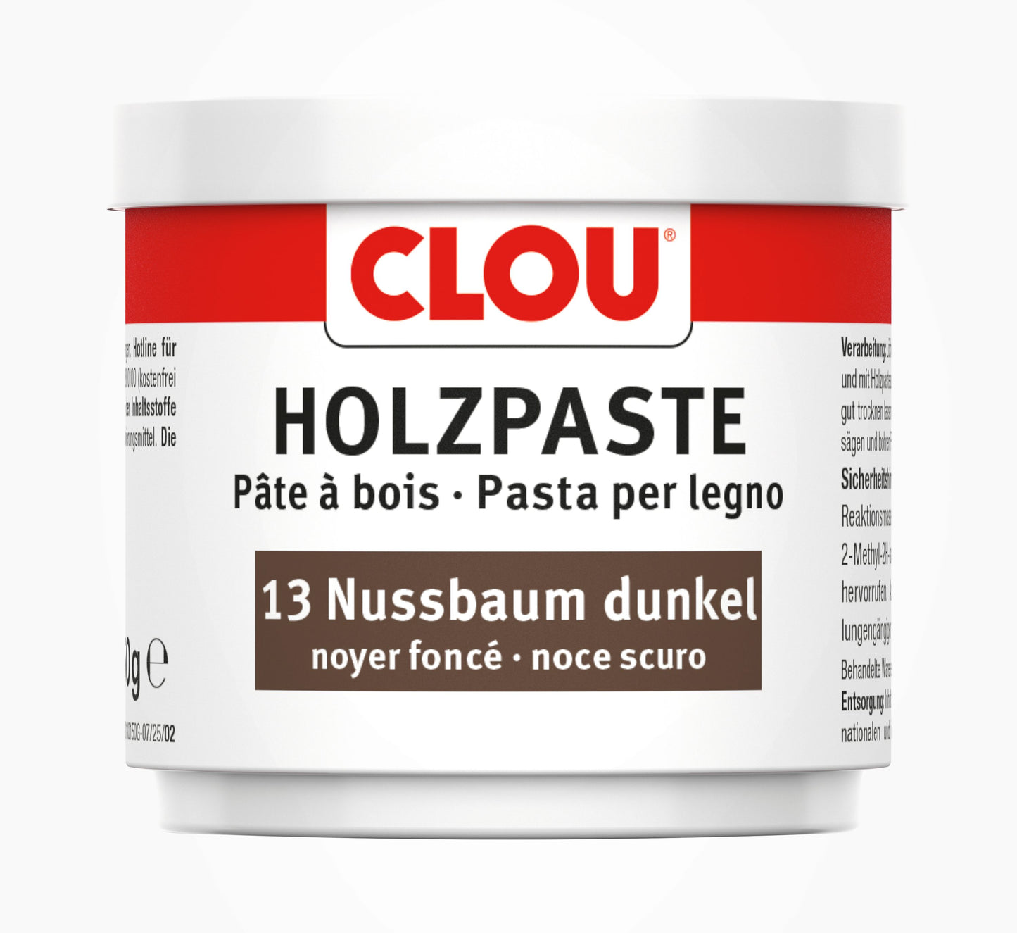 Holzpaste W 13 Nussbaum dkl.