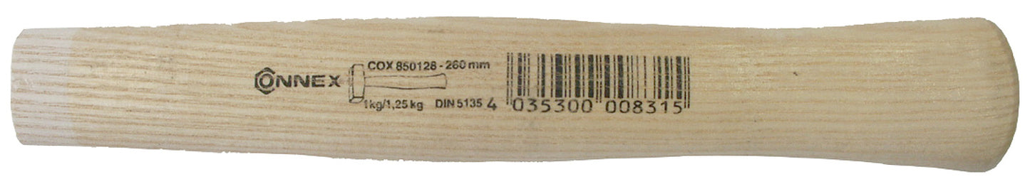 Fäustelstiel für 1000-1250g 260mm Echenholz