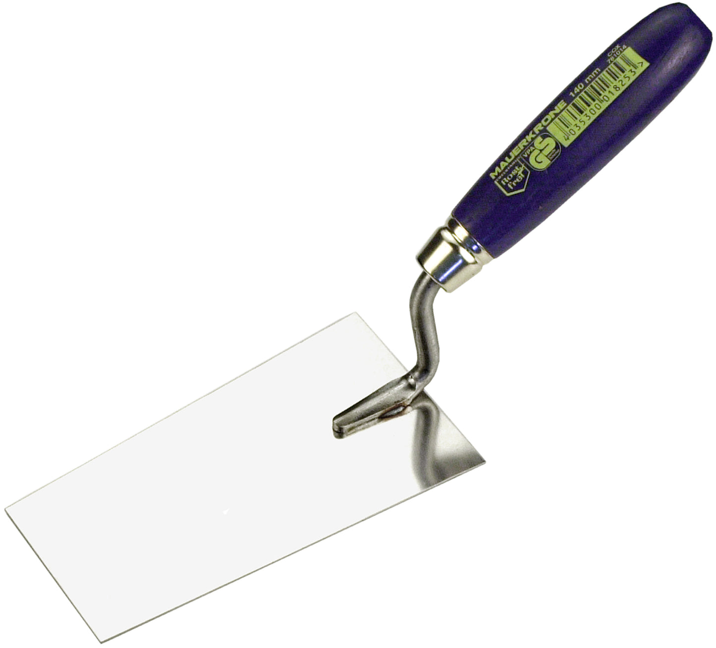 Eckige Kelle 140mm ger. Hals rf. gerader Hals