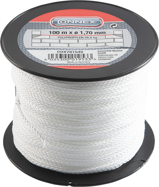 Maurerschnur 1,7mm weiß 100m 