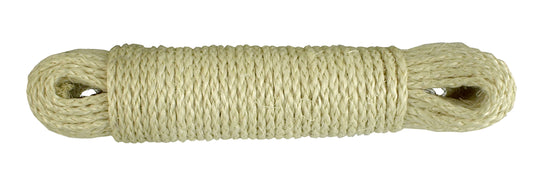 Sisal-Seil natur Ø 5,0 mm, L 30,0 m, gedreht