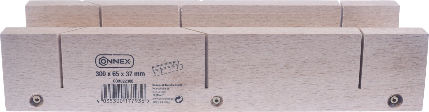 Schneidlade 300x63x40mm Buchenholz
