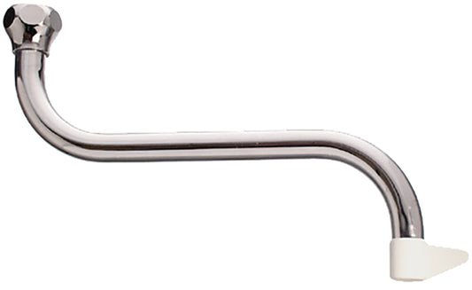 Auslauf S-Form 250mm, chrom