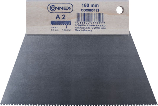 Zahnspachtel 180mm Zahnung A2 