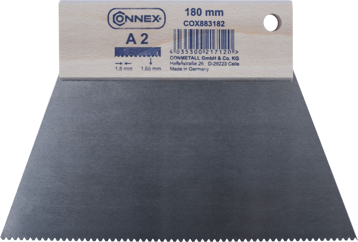Zahnspachtel 180mm Zahnung A2 