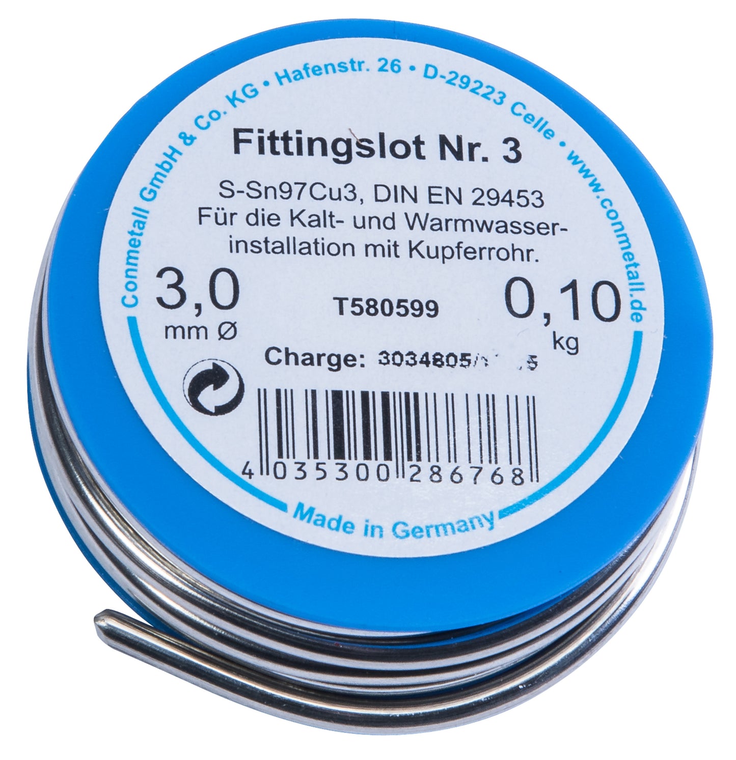 Fittingslot 100g 97%