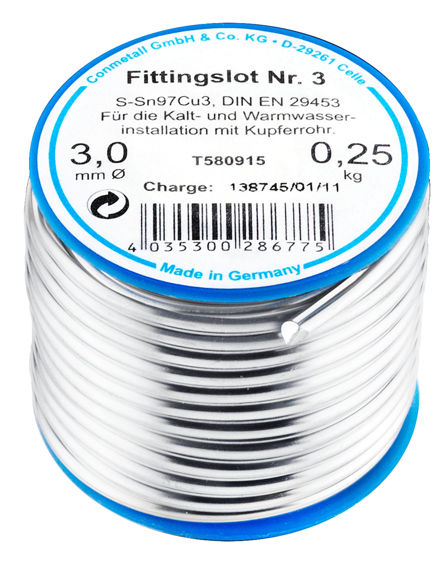 Fittingslot 250g 97 %