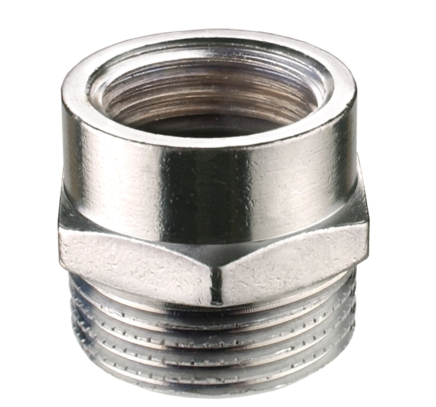 Übergangs-Stück 1/2"IG x 3/4"AG chrom 