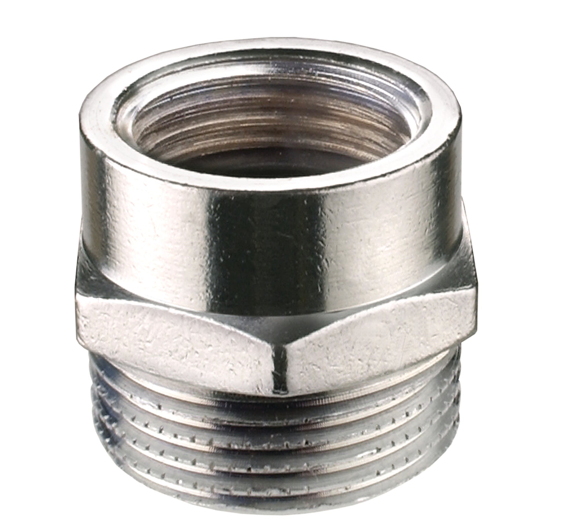 Übergangs-Stück 1/2"IG x 3/4"AG chrom 