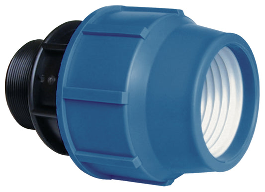 PE-Übergangsstück mit Aussengewinde 32mm x 1" 