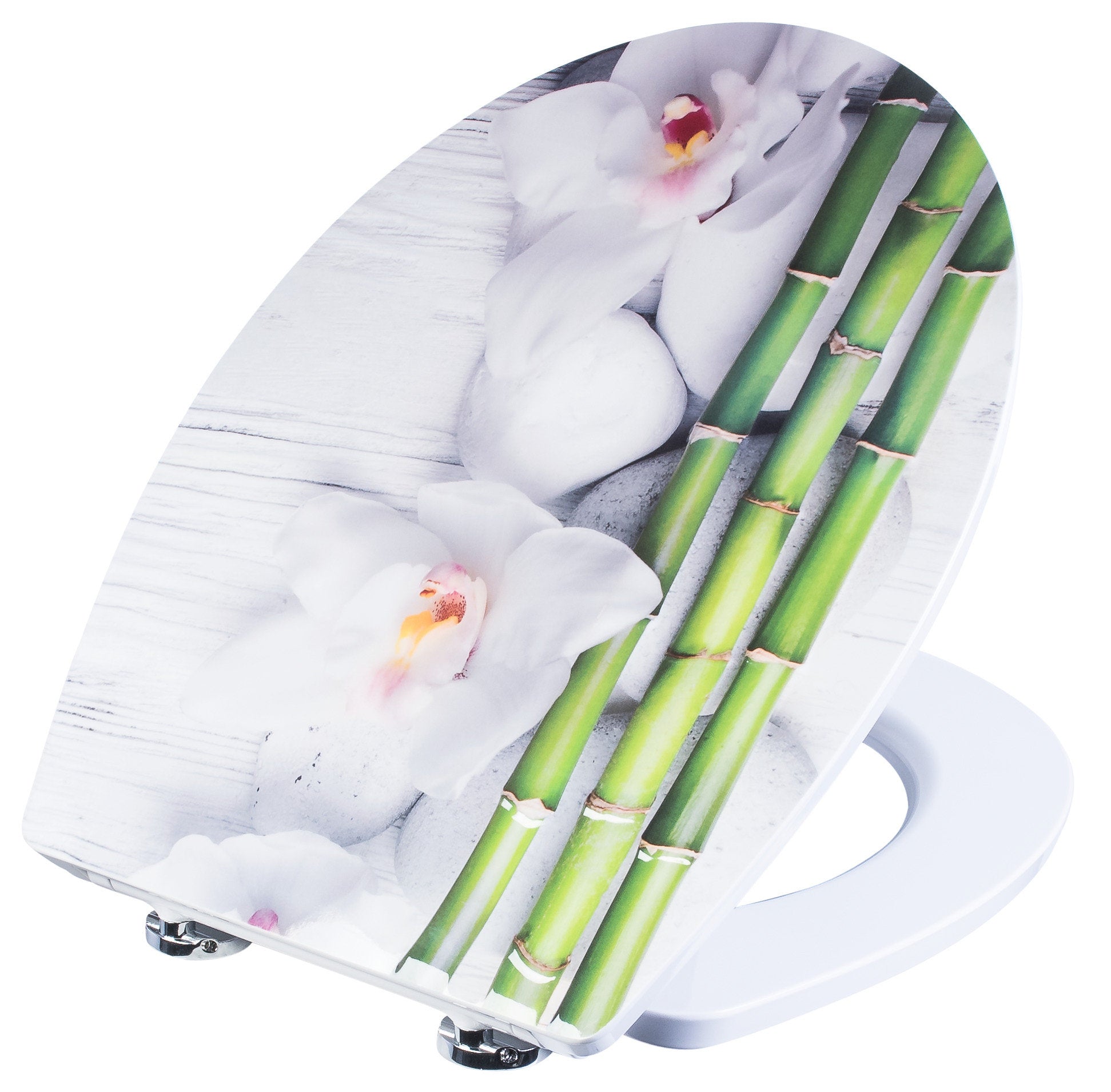  WC Sitz Duroplast Relief BAMBUS