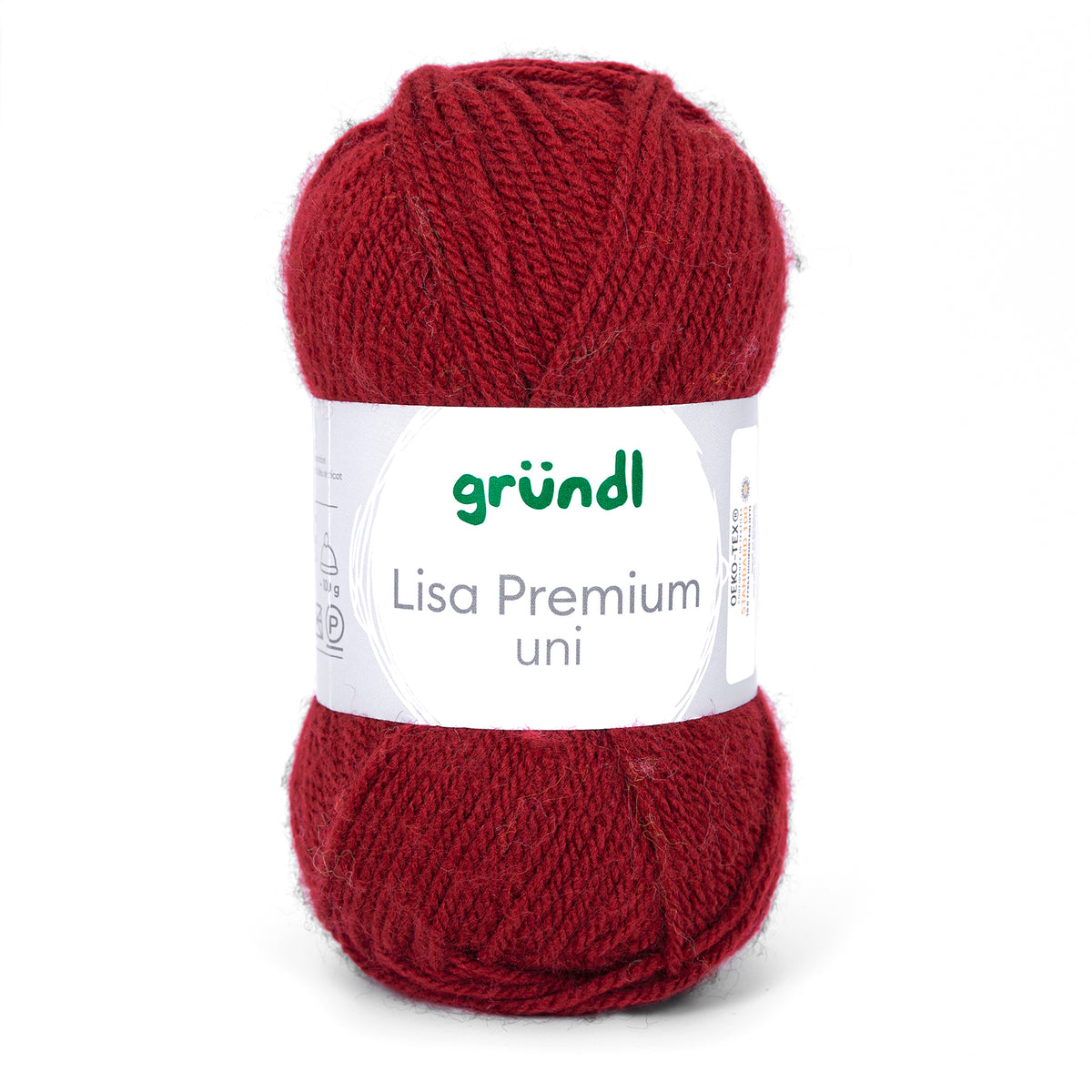 Lisa Premium uni bordeaux 50 g