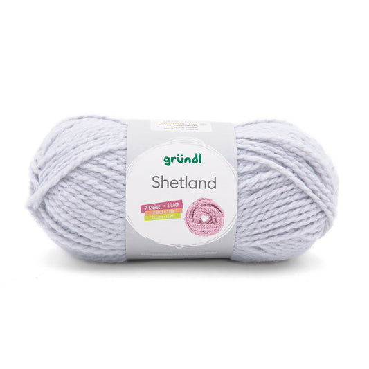 Shetland hellgrau melange 100 g