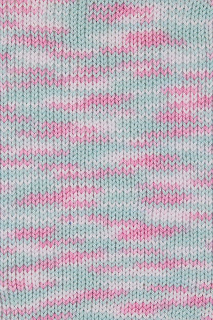 Cotton Quick print rose-mint-weiß-mix color 50 g