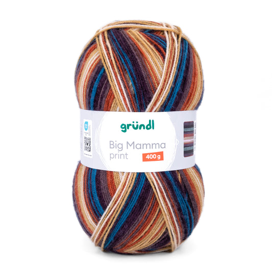 Big Mamma print tinte-kupfer- mauve-beige 400 g