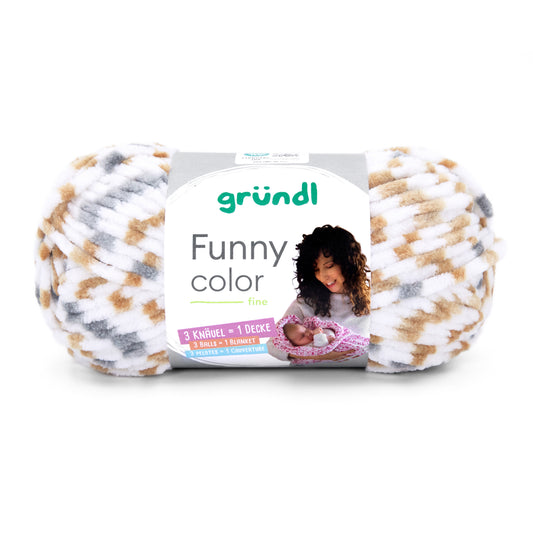Funny color 100g karamell-grau color