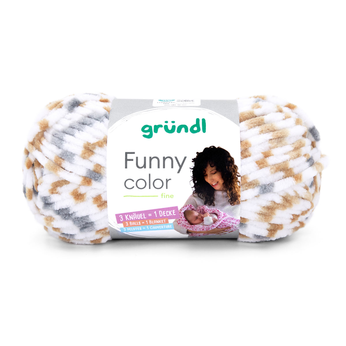 Funny color 100g karamell-grau color