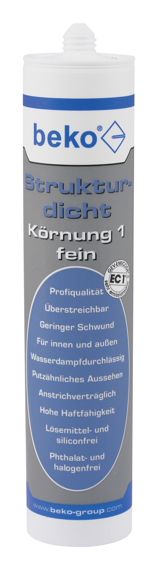 beko Strukturdicht weiß Körnung "1" | 310ml