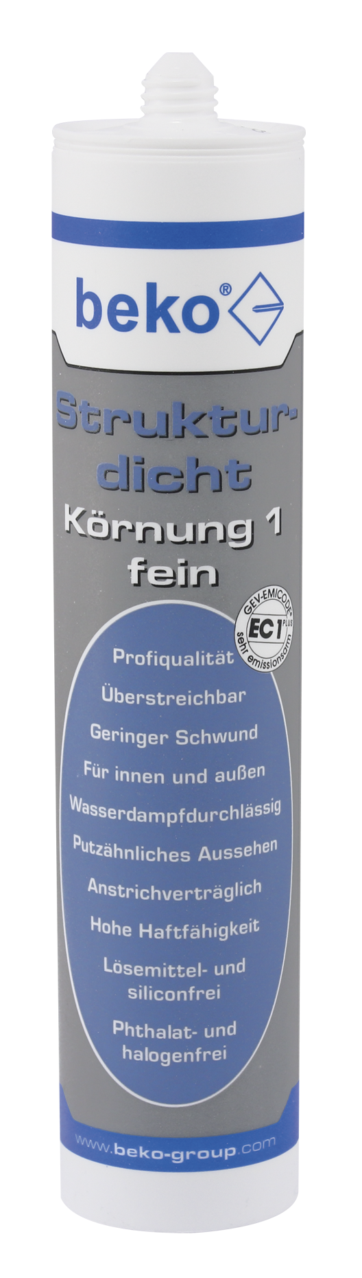 beko Strukturdicht weiß Körnung "1" | 310ml