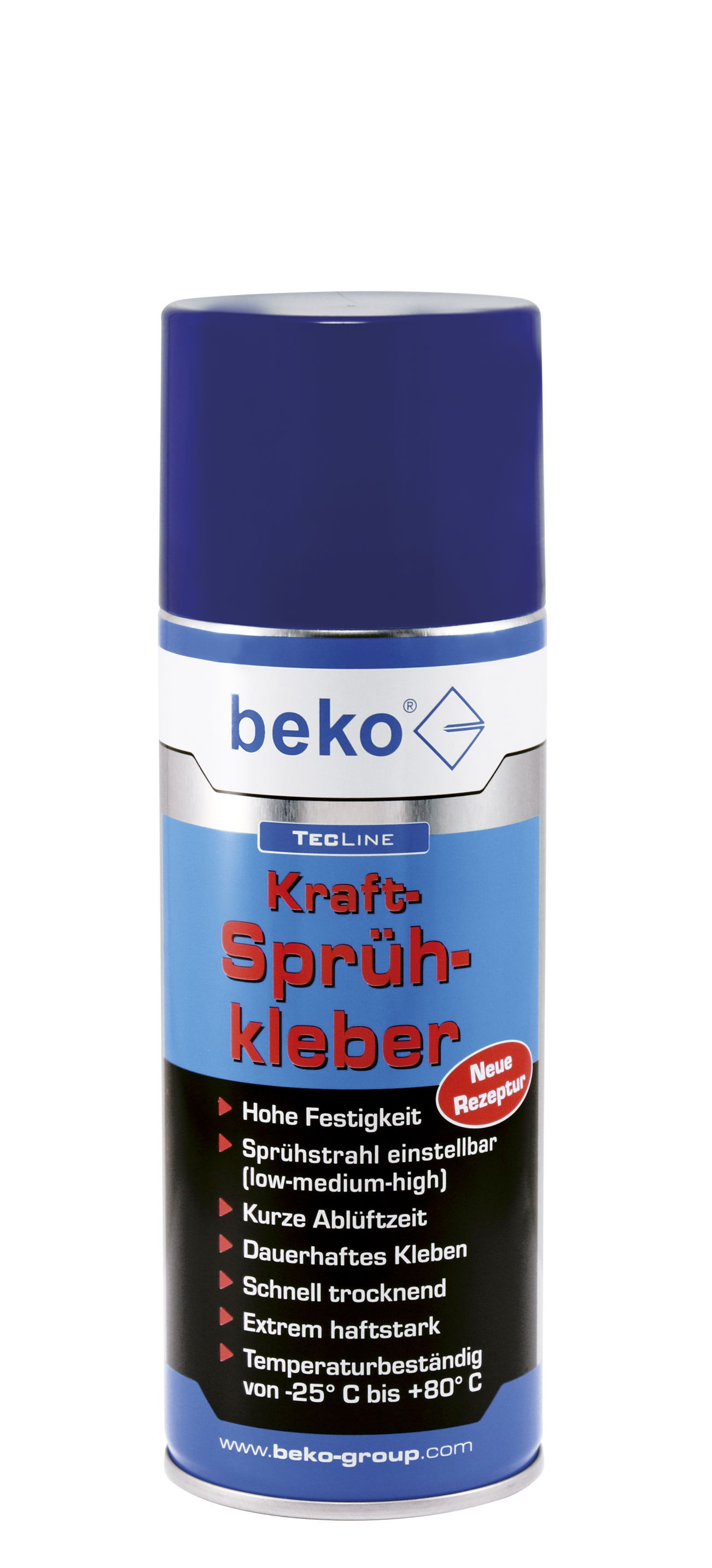 TecLine Kraft-Sprühkleber 400 ml, Düse verstellbar