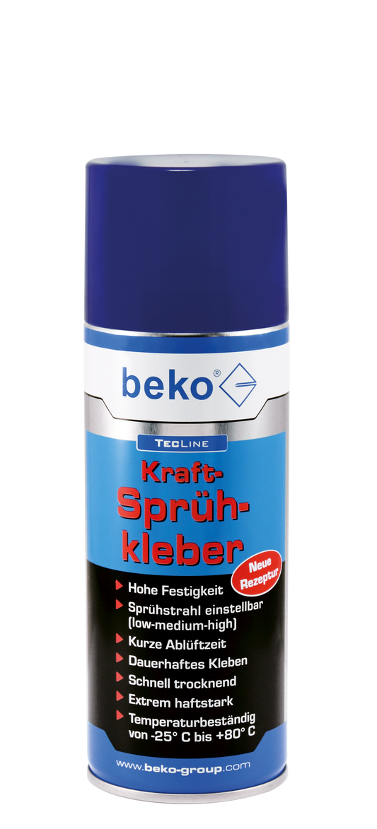 TecLine Kraft-Sprühkleber 400 ml, Düse verstellbar
