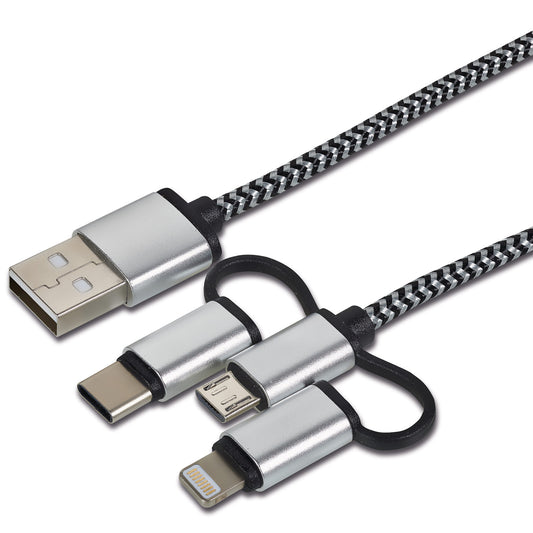 3in1 Daten- und Ladekabel