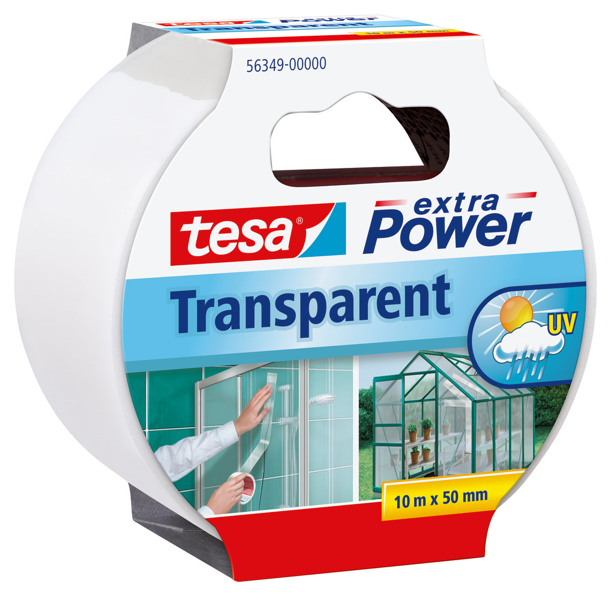 tesa Extra Power Universal 10m:50mm transparent